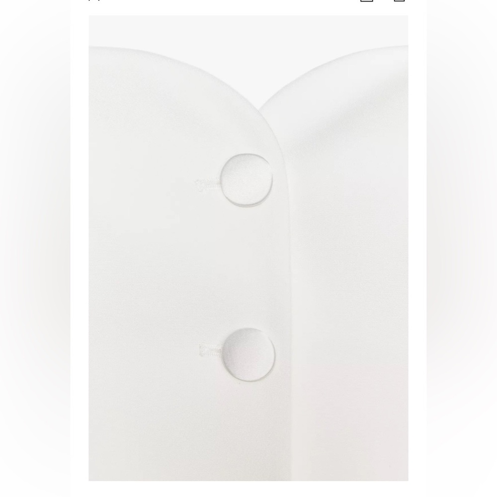 ZARA Satin Bustier Top – Size XS (NWT) - Picture 6 of 8